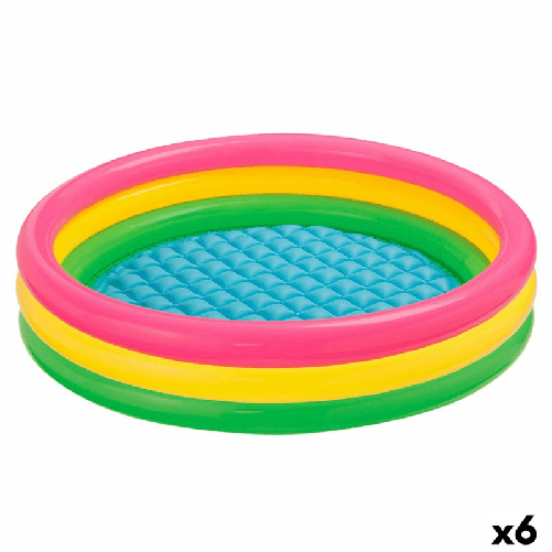 Intex Piscina Gonfiabile per Bambini Intex Sunset Anelli 275 L 147 x 33 x 147 cm (6 Unità)