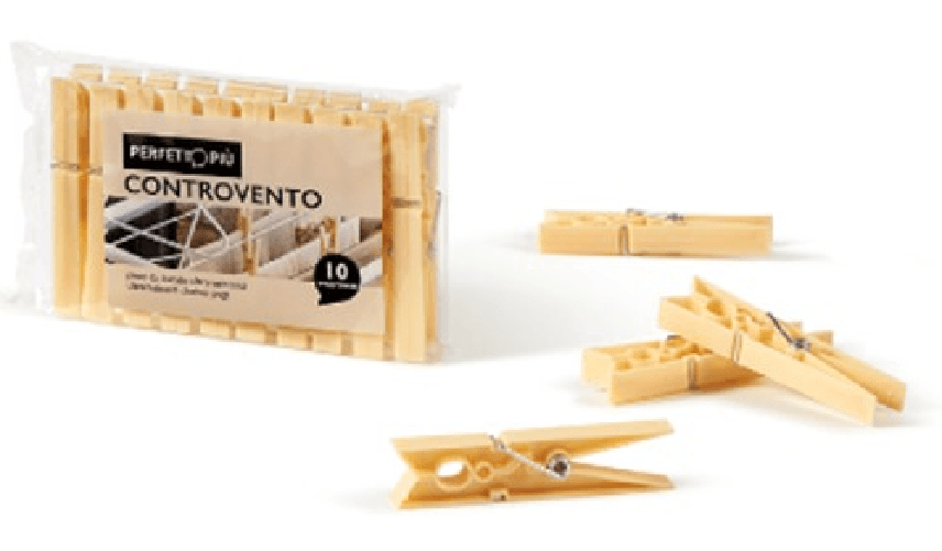 Crazystock Selected 24x Bundle Molle Pinza Controvento X10 Bucato
