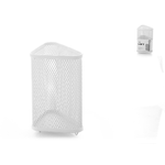 H&h H&amp;H Porta utensili in rete di ferro bianco cm 12x8x16.