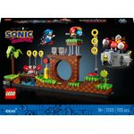 LEGO Ideas 21331 Sonic the Hedgehog - Green Hill Zone, Modello da Costruire per Adulti, Cultura Pop Anni 90, Dr. Eggman