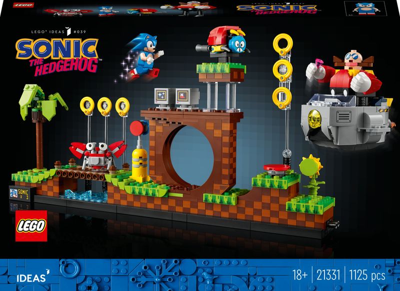 LEGO-Ideas-21331-Sonic-the-Hedgehog---Green-Hill-Zone-Modello-da-Costruire-per-Adulti-Cultura-Pop-Anni-90-Dr.-Eggman