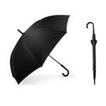 Royal Norfolk Ombrello in tessuto idrorepellente, antivento nero cm 130