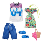 Mattel Barbie and Ken Tropical Fashion Pack Mattel HBV72 BARBIE Assortito