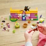 LEGO-Friends-41699-Il-Caffe--di-Adozione-dei-Cuccioli-Parco-Giochi-Animali-Giocattolo-per-Bambini-dai-6-Anni-in-su