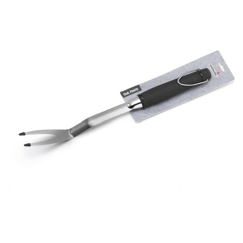Ompagrill Forchettone barbecue EXPERT Inox e Nero