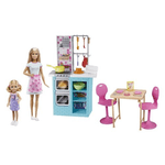 Mattel Set bambola BARBIE Cucina Sister Baking