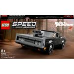 LEGO Speed Champions Fast and Furious 1970 Dodge Charger R-T, Modellino di Auto Giocattolo da Collezione con Minifigure