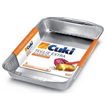 Cuki 24x Bundle Teglie Alluminio 8 Porz. Cuki Alto Spessore 2 Pezzi
