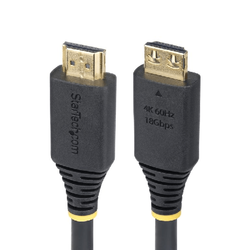 Startech.com cavo hdmi 2.0 ad alta velocità da 1,8m con connettori a scatto, 4k 60hz/1440p 144hz, hdr10/hdcp 2