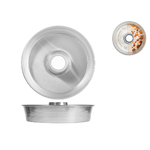 Habi Tortiera alta in alluminio con tubo di cm 24