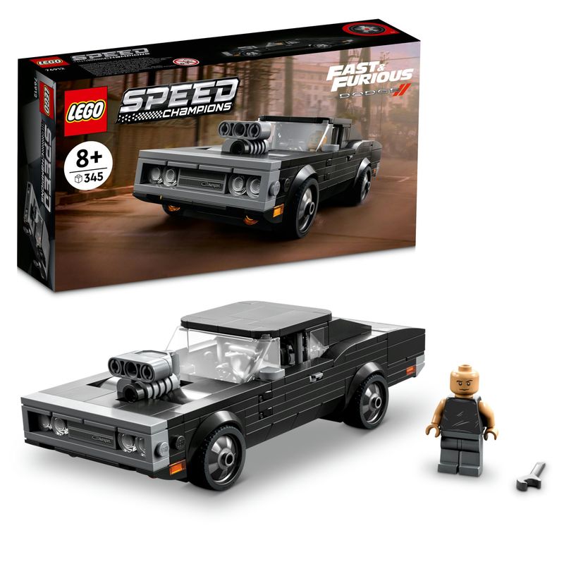 LEGO-Speed-Champions-Fast-and-Furious-1970-Dodge-Charger-R-T-Modellino-di-Auto-Giocattolo-da-Collezione-con-Minifigure-76912