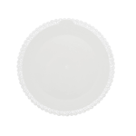 Crazystock Selected Confezione 3 Vassoi Tondo Bianco Trinati 42 cm