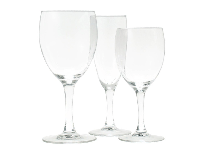 Arc 12 Calici In Vetro Elegance Acqua Trasparente ARC