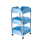 Crazystock Selected Carrello Simmy quadrato 3P azzurro