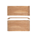 Arc Vassoio Arc modello mekkano in legno con dimensioni di cm 40x4x20