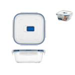 Arc Contenitore In Vetro Pure Box Quadro Litri 0,38 H7675 Trasparente ARC
