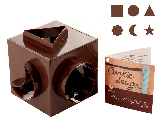Home 2x Tagliabiscotti Plastica Cubo Cm11 1102 Home
