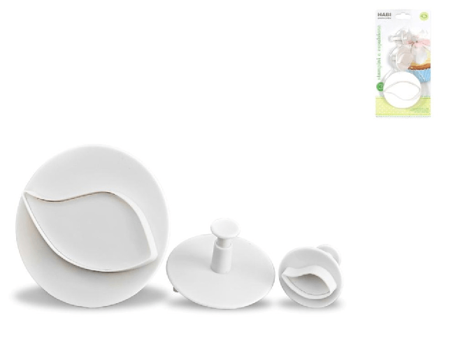 Habi 3x Confezioni 3 Stampini Abs Calla Habi