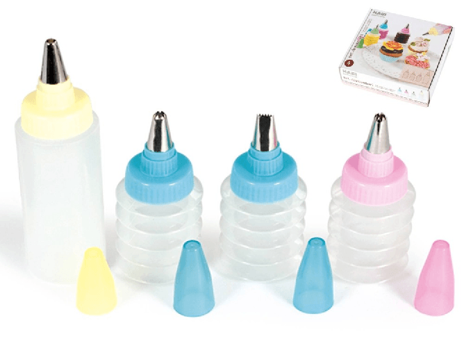 Habi 2x Confezioni 4 Bcontenitori Decorativi per torte o dolci Habi