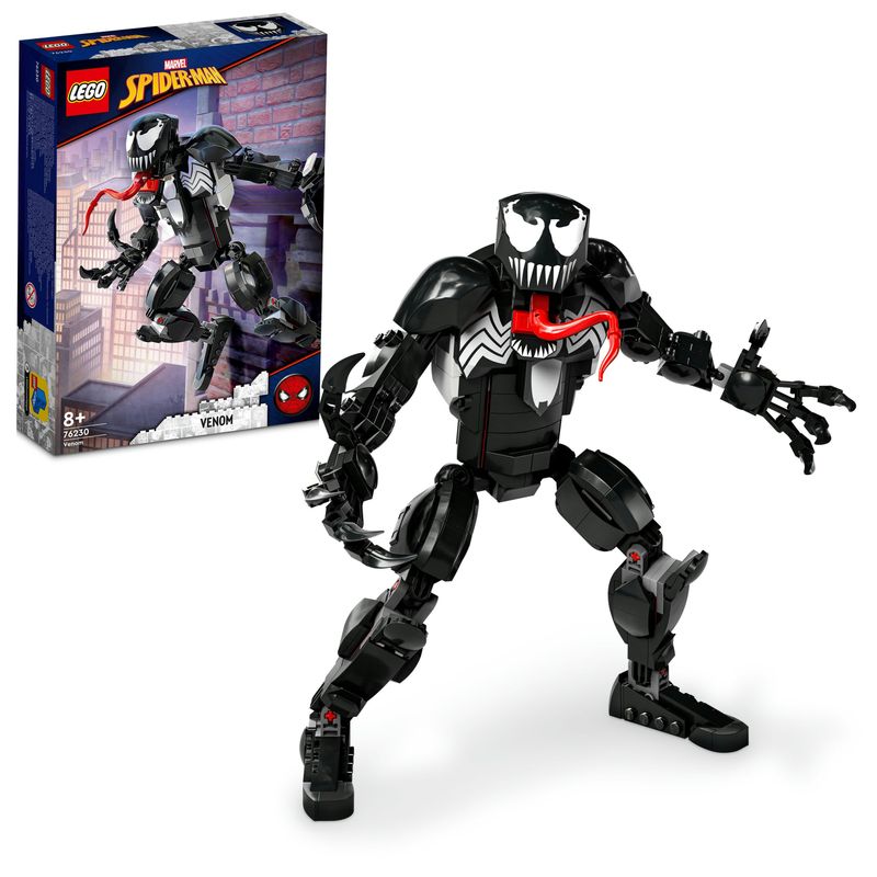 LEGO-Marvel-76230-Personaggio-di-Venom-Action-Figure-Giocattolo-Snodabile-Set-da-Collezione-dell-Universo-di-Spider-Man