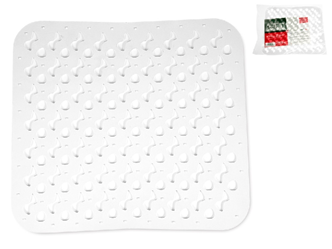 Home 10x Tappeto Per Lavello Valzer In Pvc Colore Bianco Cm32X30