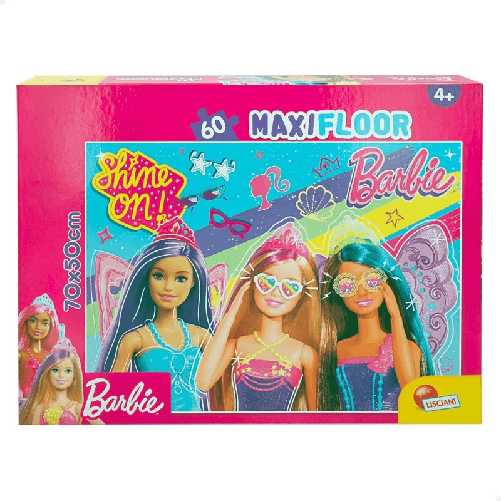 Barbie Puzzle Barbie MaxiFloor 60 Pezzi 70 x 1,5 x 50 cm