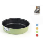 Home 10x Tortiere Antiaderente Jaipur In Metallo, Nero, 22Cm