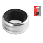 Home 6x Collare Salvagoccia Soave In Acciaio Inox E Tessuto Nero In tessuto Home