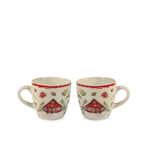 H&h H&amp;H 12 tazze caffè Xmas Carol senza piatto cc 100.