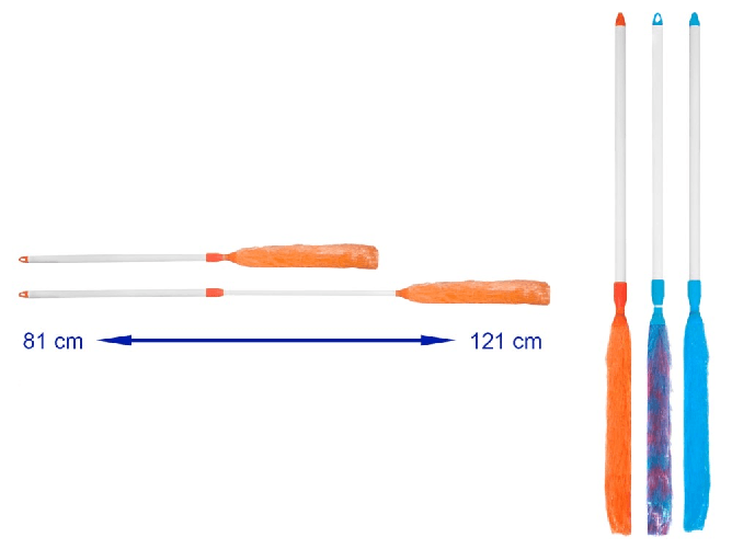 Home 6x Piumini Polipropilene Home Manico Allungabile Cm122