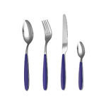 Home 6x Coltelli Pauline In Inox E Manico Colore Blu, Marca Rombo