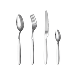 Home 6x Coltelli Pauline In Inox E Manico Colore Bianco, Rombo
