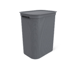 Rotho Brisen 50 L Rettangolare Plastica Antracite cesto per la biancheria con coperchio