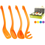 Habi 16x Habi Set utensili per cucina, in nylon, colori assortiti