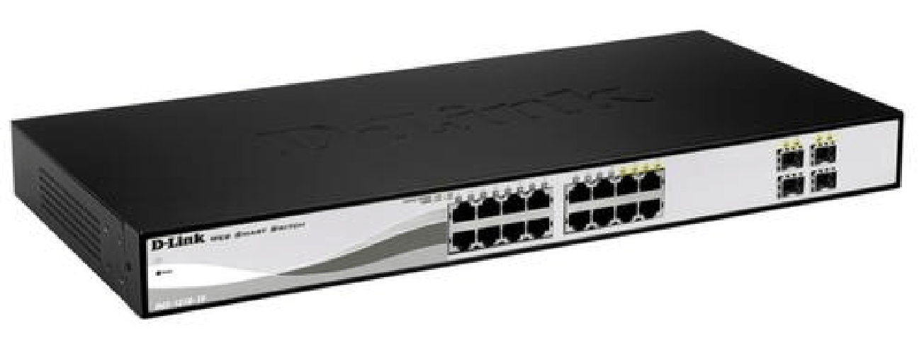 D-Link DGS-1210-16 Gestito L2 Gigabit Ethernet (10/100/1000) Nero