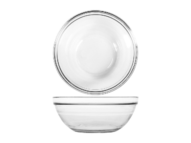 Home 6x Coppe In Vetro Trasparente Duralex Impilabile Lys Cm 12