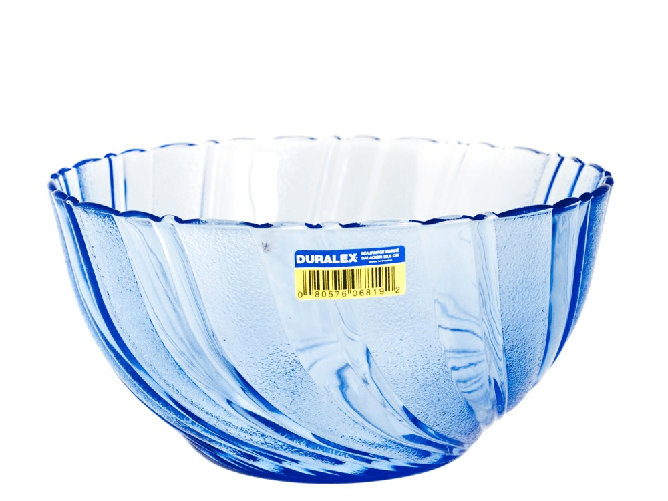 H&h 3x Insalatiere In Vetro Beaurivage Marine 23 Cm, Blu, H&amp;H