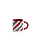 H&h 2x Confezione 3 tazze caffè Holly in new bone china decorate cc 100