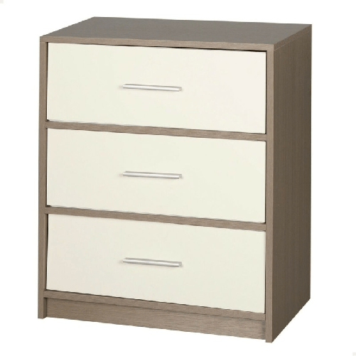 Max Home Comodino Max Home Bianco Grigio 58 x 70 x 30 cm