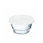 Arc Contenitore So-Urban Vetro Trasparente Coperchio Plastica Bianco E Impilabile Cl 37