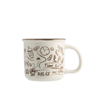 H&h 6x Tazze Tè H&amp;H Pausa Caffè In New Bone China Avorio Cc220