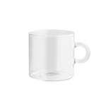H&h 6x H&amp;H Tazze tè Nuvola in vetro borosilicato trasparente, cc 225.