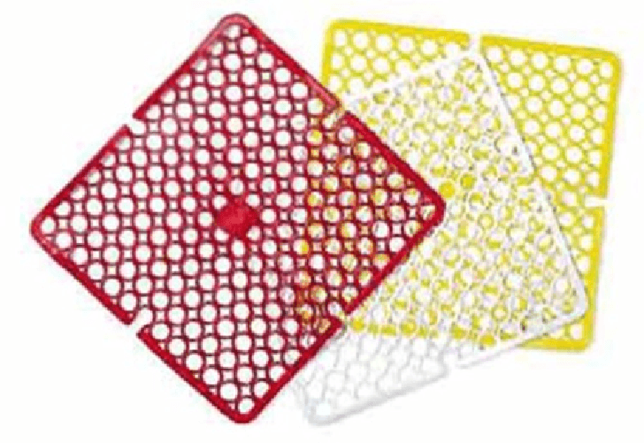 Crazystock Selected 10x Bundle Salvapiatti Lavello Quadro Giallo