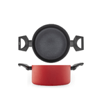 H&h H&amp;H casseruola 2 manici Flame con antiaderente Pfluon cm.20