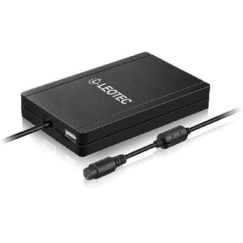 Caricatore-universale-automatico-LeooTec-Slim-per-Portil-Notebook-90W---HUB-USB---12-Connettori-diversi