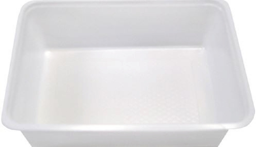 Crazystock Selected Bundle Vaschetta Plastica. 2 Porzione A 9 X 50 Bianca