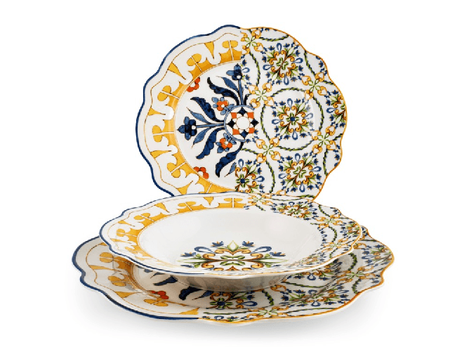 H&h H&amp;H Confezione 6 piatti frutta Faenza cm. 21