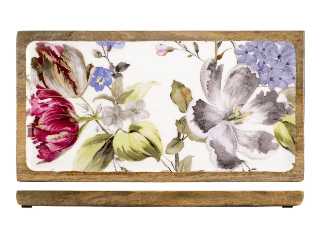H&h H&amp;H Piatto Madame rettangolare cm. 20x38