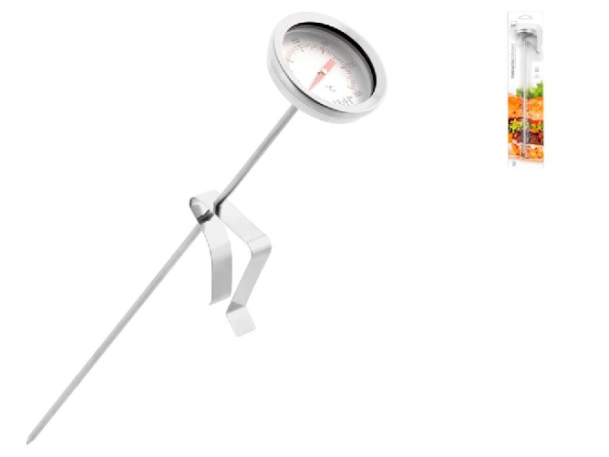 H&h H&amp;h Termometro Cucina Olio Inox 300c