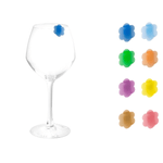 Home 10x Confezioni 8 SegnaBicchieri Fiore Colore Assortito Home